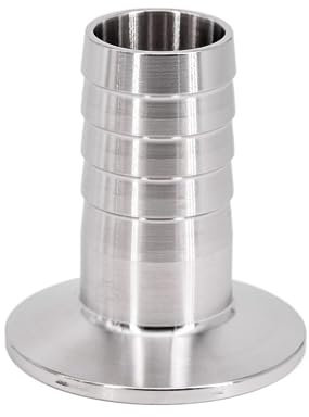 FALKIN 6 8 10 12 14 16 19 25 32 38 45 51mm Portagomma X 0.5 1 1.5 2 Tri Clamp Raccordo sanitario in acciaio inossidabile SUS 304 Homebrew (Color : K50.5mm, Size : 32mm Hose Barb)