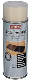 OELLERS 2 in1 Rostumwandler Spray & Grundierung, Epoxid Rostkonverter, Korrosionsschutz, Roststopp für innen & außen, Rostlöser für metallischen Oberflächen