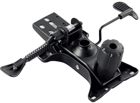 avjera Drehstuhl-Zubehör Ablage, Stuhl Basis Lift Computerstuhl Bürostuhl Chassis Tablett Synchron Sitz-Mechanik Bodenplatte Höhenverstellung,Schwarz