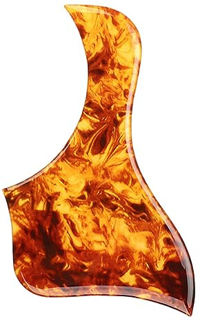 TOYANDONA Akustikgitarre Pickguard Schutzplatte Aus Robustem Plastik Schlitzfreies Muster Ente-förmiger Gitarrenschutz Für Folk Western-gitarren Einfache Montage Langlebig