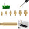 6 Stück Lötkolben Einschmelzhilfe Set, Universal Lötkolbenspitzen für Gewindeeinsätz Einschmelzmuttern M2 M3 M4 M5 M6 M8 Kompatibel mit 3D Drucker Zubehör