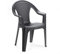 INDA-Exclusiv Stapelstuhl Gartenstuhl Gartenstuhl Bistrostuhl Gartensessel stapelbar Rattan-Optik Balkonmöbel Gartenmöbel Anthrazit, Farben:Anthrazit, Mengen:1 Stück