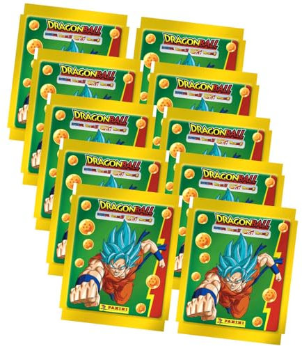Generisch Panini Dragon Ball Universal Sticker - Sammelsticker (2024) - Auswahl (10 Tüten)