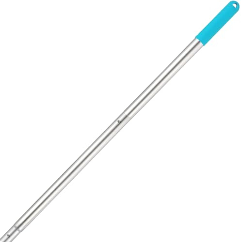Beentiber Poolstange – 3 m Premium-Aluminium-Schwimmbadstange, verstellbare 8-teilige Teleskopstange, für Skimmernetz, Bürste, Vakuumkopf