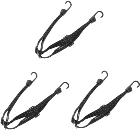 JECOMPRIS 3St Helmseil Gepäckband helmhalter fahradzubeör Luggage Strap elektrisches Fahrrad anschnallen Gepäckbinderiemen Gummiband reflektierend Elastisches Seil Gurt Enger Gürtel