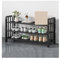 Organizer per scarpiere Schuhregal, 3/4/5 Etagen, freistehender Schuh-Organizer aus Metallgeflecht, platzsparendes Schuhaufbewahrungsregal for Eingangsbereich, Flur, Wohnzimmer, Schrank (schwarz/gold)