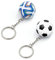 DHSBGWSX 2 Stück Fußball-Schlüsselanhänger, Personalisierte Fußball-Anhänger, Kreative Schlüsselanhänger, Fußball-Geschenk-Schlüsselanhänger, Fan-Schlüsselanhänger, Paar-Schlüsselanhänger
