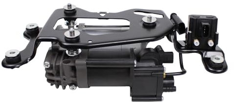 HouYeen Air Suspension Compressor Pump with Bracket for BM-W X5 2013-2018 X6 2014-2019