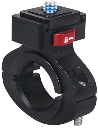 CS PRIORITY Fahrrad-Lenkerklemme, Kamera, Schnellspanner-Halterung, 1/4 Fahrradclip, kompatibel mit Hero 13, 12, X4, Osmo Action-Kamera-Halterung (Typ C)