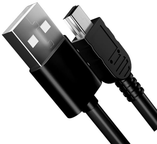 pluX Câble de charge compatible avec Sony Walkman NWZ-E383 / NWZ-E384 / NWZE384L / NWZ-E384R / NWZ-E385 / NWZA-15 / NWZE585 NWZ-E585 | Lecteur de musique MP3 MP4 | Mini câble de charge USB (1 m) / 3,3