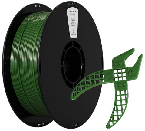 kexcelled TPU 64D Filament 1,75mm, Hohe Härte und Verschleißfestigkeit, 1kg Rolle, Gute Schichtbindung, 3D Druckermaterial, Armeegrün