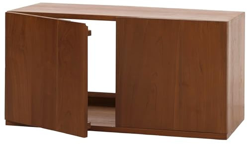 Mendler Teak-Waschbeckenunterschrank HWC-M86, Waschtisch, hochwertiges B-Grade-Teak (Kernholz, 20-30 Jahre), 40x80x40cm