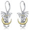 Seiyang Drachen Ohrringe 925 Sterling Silber Drachen Hängende Ohrring Drachen Schmuck für Frauen und Töchter