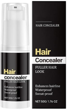 Hair Fillup Hair Concealer Schwarz 50g Haar Concealer Creme Wasserfest Langlebige Für Männer Frauen