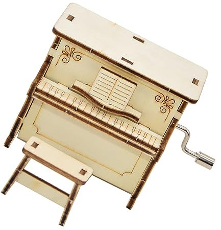 Zerodeko 3 Sets Kleine Klavier Spieluhr Sie Intelligente Spiele Kinderspielzeug Für Mädchen Zappel Kits Gadgets Stem Musikspielzeug Kinderpuzzle Spieldosen Kindermodell Zusammenbauen