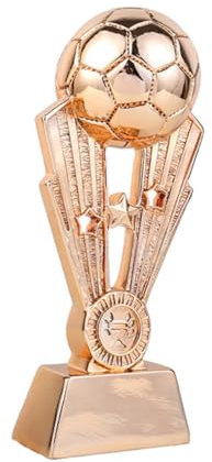 UKCOCO Coppa Calcio in Resina Placcata Coppa Premio per Ragazza Decorazione Casa Simbolo Onore Scuola Asilo