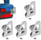 4 Pcs Drill Hook Tool Belt Clip Replacement Screw Driver Heavy Duty Milwaukee with 4 Screws