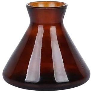 200ml Amber Glass Reed Diffuser Bottles,Empty Refillable Diffuser Bottle for Essential Oils,Aromatherapy Container for DIY Replacement Diffuser,Reed Sticks,Crafts Decor