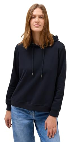 CECIL Damen 3015577 Sweatshirt mit Kapuze, urban Dark Blue, XL