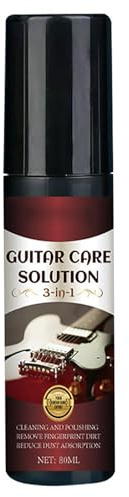 Gitarrenpflege Spray,3 In 1 Gitarrenpflege,Reinigung,Politur und Schutz,für Gitarren,Bässe und Andere Musikinstrumente,100ML