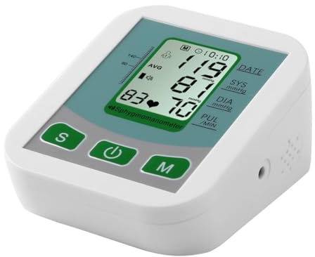 Warmhm Oberarm blutdruckmessgerät Automatisch Lcd display Speicherplätze Who klassifikation Pulsuhr Kompatibel mit Aaa Batterien nicht Enthalten für Präzise Blutdruckmessung zu Hause