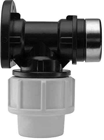 MDPE Water Supply Pipe Back/wall Plates to Hold tap Outlet,Pack of 2 for 20mm,25mm and 32mm Pipe (20mm)