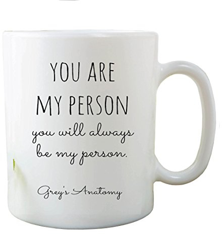 Interessante Neuheit Becher Grey's Anatomie Sie Sind Mein Person Büro Arbeit Becher Geschenk WSDMUG407