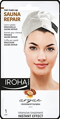 Iroha Nature - Bonnet pour Cheveux - SAUNA REPAIR - Argan