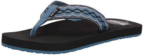Reef Homme Smoothy Tongs, Bleu, 44 EU