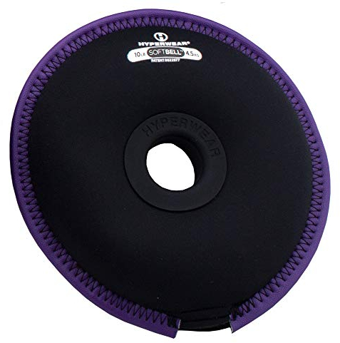 Hyperwear SoftBell Soft Hantelscheiben 4,5 kg Lila | für individuelle Handgewichte und für SoftBell System von verstellbaren Hanteln, Soft Kettlebell, Soft Barbell | Gewichte für Übungen
