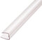 Pack 6 Perfiles en Forma de U - Ideal para Cierre de Placas y Planchas de Policarbonato Celular - Material Ligero - Espesor 8 mm - IRONLUX