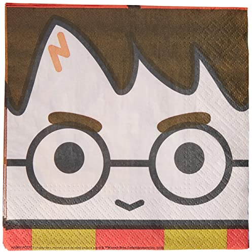 Amscan 9905191 – Harry Potter Geburtstagsparty Servietten – 16 Stück