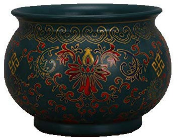 ZHIBO Emaille-Glas Malachit Grün Porzellan Antique Collection