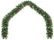 vidaXL Weihnachtsgirlande Geschmückt mit Kugeln Weihnachtskugeln Tannengirlande Christbaumschmuck Weihnachtsdeko Girlande Türgirlande 10m
