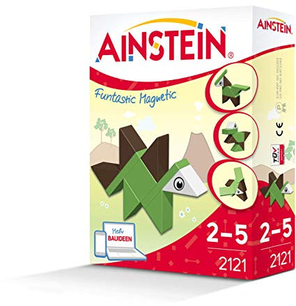 AINSTEIN 2121 - Baby Dino, das vielseitigste Konstruktionsspielzeug zur Förderung der Kreativität, hergestellt in Österreich