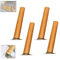 4pcs Pattes de Meuble en Hêtre Massif,Incliné Pied de Table à Manger de Cuisine en Bois,Pieds de Canapé de Rechange,Table Basse Jambes,pour lit,Placard,Banc,Meuble TV,avec Accessoires (45cm/17.7)