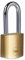 Yale - Y110B/40/140/1 Standardsicherheit 40 mm Messing Vorhängeschloss - Medium Bügel - 3 Schlüssel