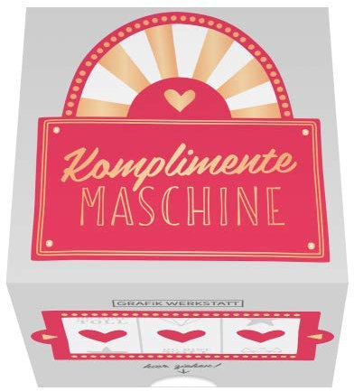 Grafik-Werkstatt Message in a Box | Geschenkidee | 30 Kärtchen zum abreissen | Komplimente Maschine