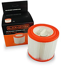 Black+Decker, Filtro de cartucho, blanco/rojo