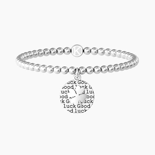 KIDULT - Bracciale con ciondolo quadrifoglio