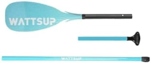 WATTSUP - PB-WPAD627 - Paddel Sup, 3 Abschnitte - Carbon Pure - verstellbar 165 bis 215 cm - Gewicht 650 g
