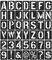 42 Pieces Reusable Letter Stencils, 4Inch Numbers Craft Stencils, Letter Painting Stencil, Number Templates for DIY, Wall, Wood, Glass, School Art Projects (Black)