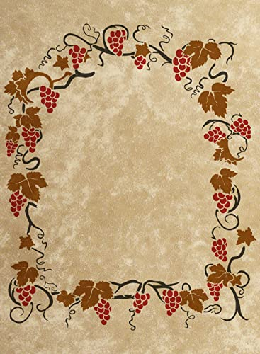 Schablone Wein Rundbogen (60 x 44 cm)