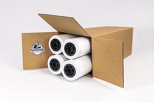 10,9 kg Premium beschichtetes Inkjet-Bond-Papier Papierrolle, 61 cm x 350 m, 4 Rollen pro Box
