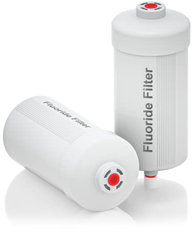 Purewell Série K FL-2 Blanc 5 étages Filtre à eau fluorure de rechange pour réduction de l'arsenic, compatible avec le système de filtre à gravité, réduit efficacement le chlore et le fluorure