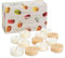 PartyLite 12er Set Teelichter Kerzen, Fancy Gourmand Duft, Aromatherapie Duftkerzen Geschenkset, Bis zu 4 bis 6 Stunden Brenndauer