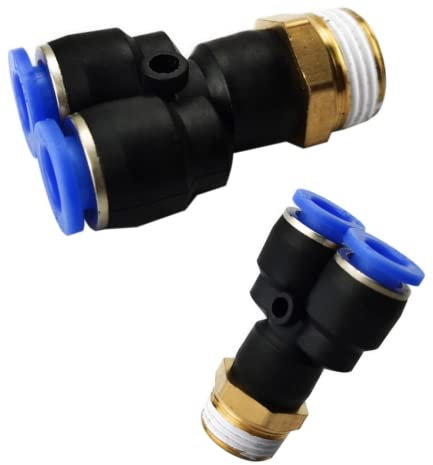 Raccordo pneumatico a Y multiplo 1/8 – 4 mm IQS Y connettore a T aria compressa