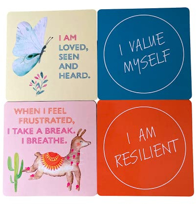 Affirmation Cards for Kids - Positive Empowering Affirmation Cards for Kids, to Encourage Self-Love Self-Belief Resilience. I Am My Own Masterpiece
