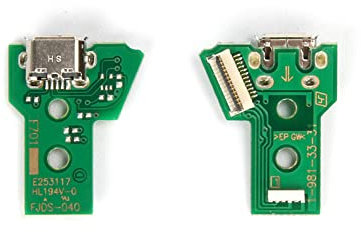 TECKEEN Port de charge USB 12 broches pour manette JDS-040 Sony PS4 Pro
