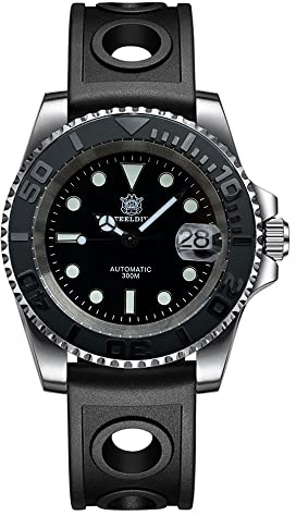 Steeldive SD1953T 300M Wasserdicht NH35 Automatik Herren Taucheruhren Reloj Schwarze Keramiklünette Edelstahl Sportuhr